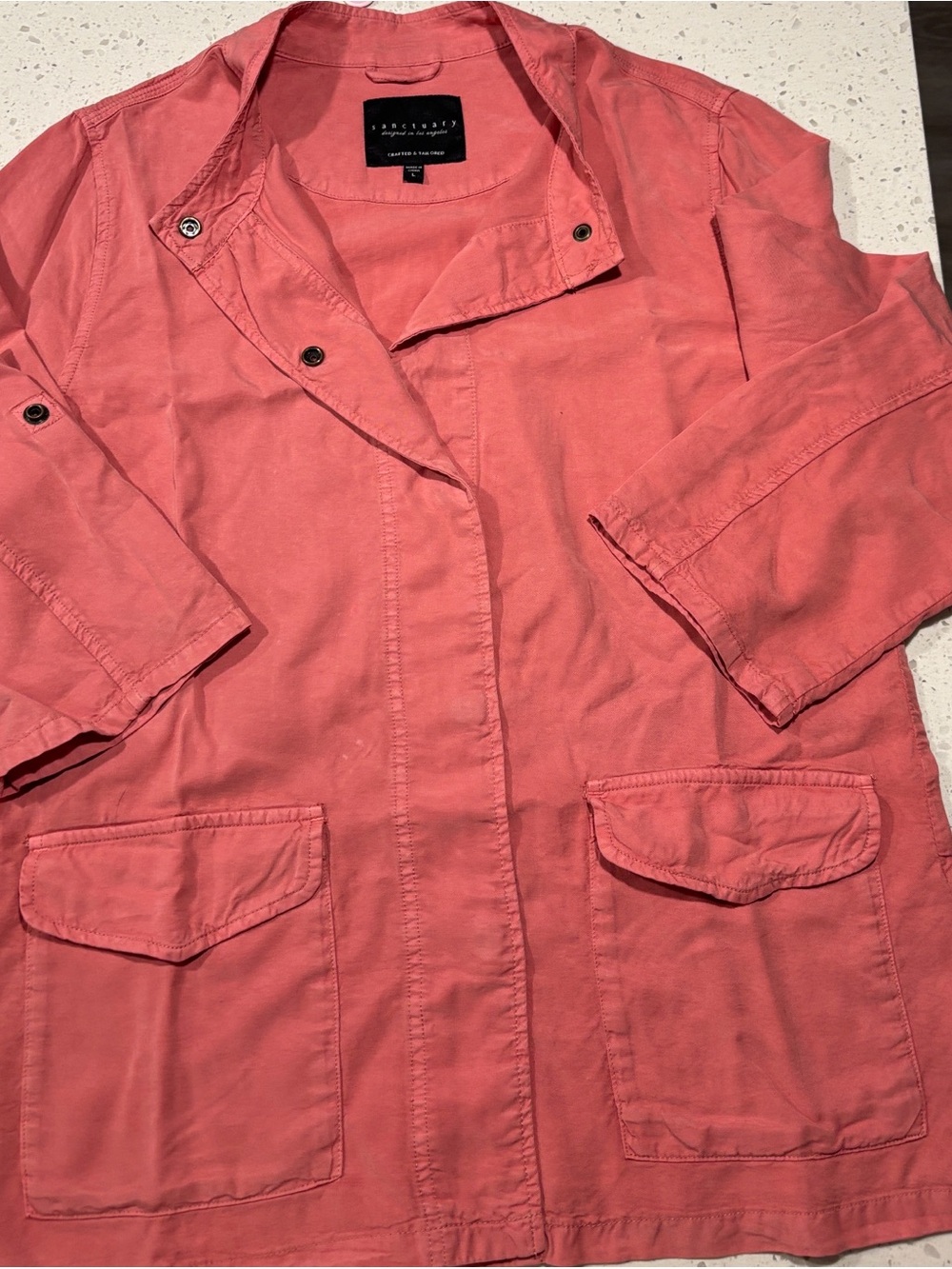 Sanctuary Coral Utility Jacket